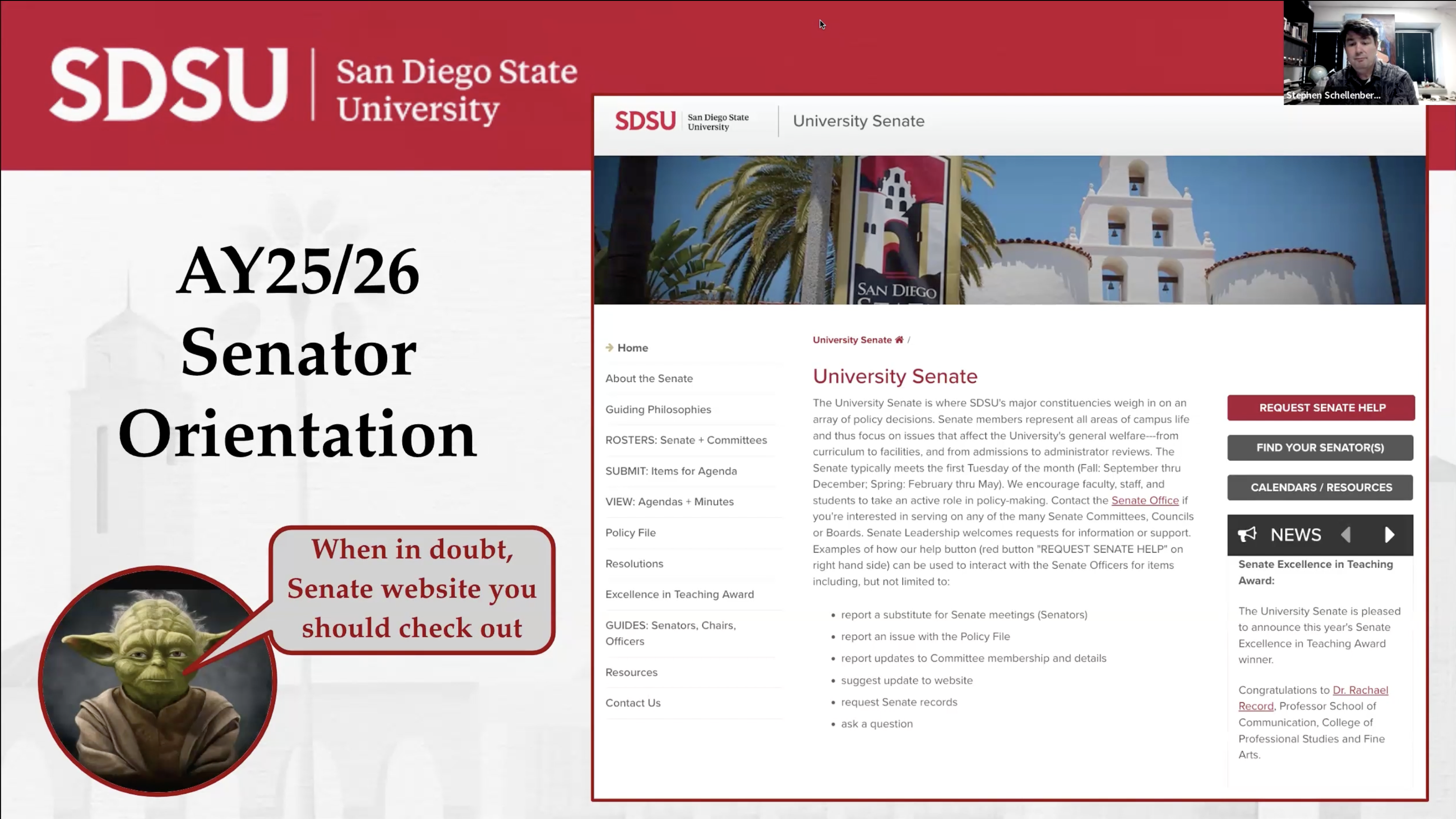 AY25/26 Senator Orientation